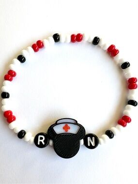 RN Nurse Mouse Ears Bracelet
